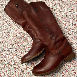 Frye Melissa Lug Boot Button - 7.5